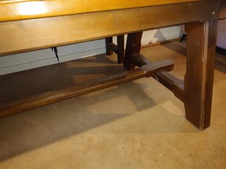 Mesa de comedor madera con 10 sillas