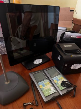 Pantalla TPV Hassway con Impresora y Comanderos