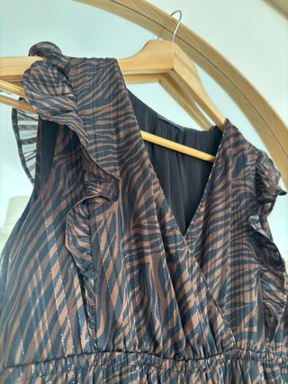 Vestido largo IKKS estampado