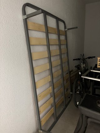 Somier metálico gris