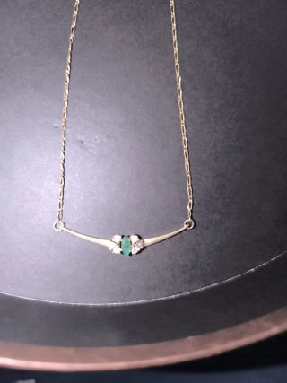 Conjunto Oro 18K y Esmeraldas