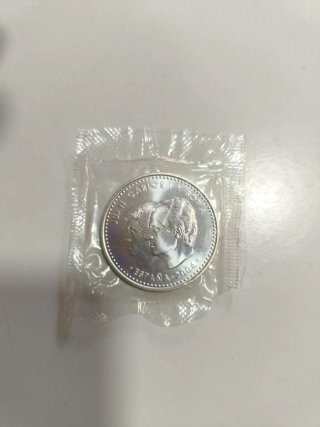 Moneda 2000 Pesetas Plata España 2004