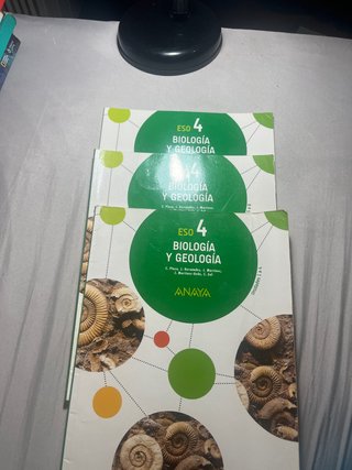 Libros biologia 4 eso de lls 3 trimestres