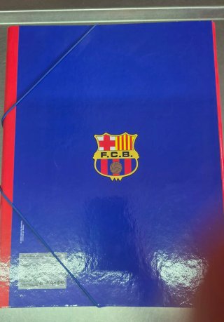 Carpeta Vintage FC Barcelona Patrick Kluivert