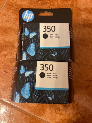 2 Cartuchos Tinta HP 350 Negro CB335EE
