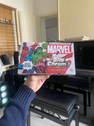 Topps chrome Marvel Hobby box 2024