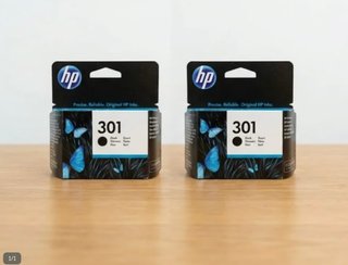 2 Cartuchos de Tinta HP 301 Negros
