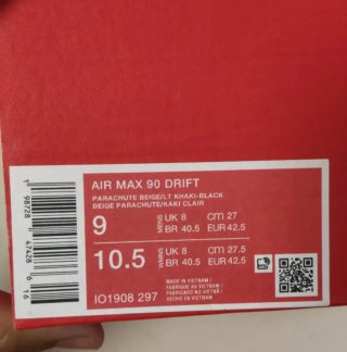 T42,5 Nike Air Max 90 Drift