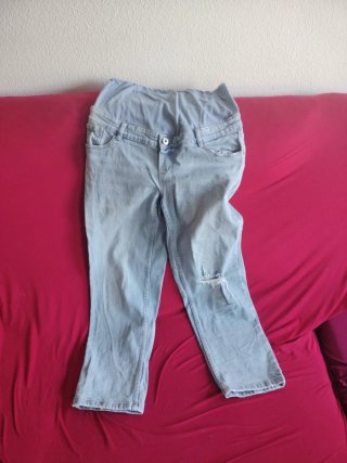 Shorts y vaqueros Premamá Azul