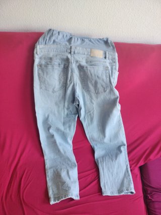 Shorts y vaqueros Premamá Azul