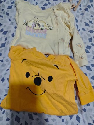 Set d 2 Pijamas de Bebé Winnie the Pooh 0 a 3 mese