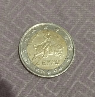 Moneda 2 Euros Grecia 2002