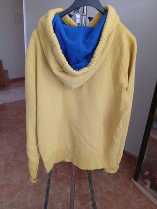 Sudadera Hollister California Wave Team Amarilla