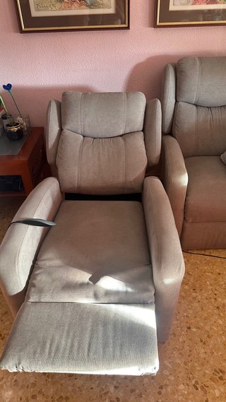 Divani elettrici reclinabili grigi