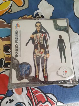 Disfraz Esqueleto Sangriento Talla M