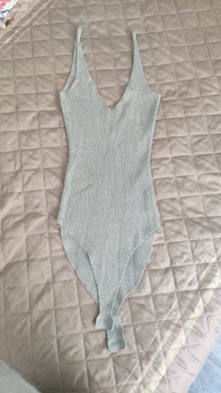 Body Bershka Argento XS