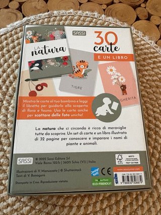 Baby libro con cartas Italiano