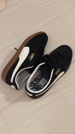 Zapatillas Puma Palermo Negras Marrones