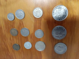 Lote de 12 monedas antiguas
