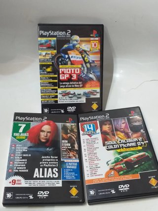 Lote 9 Discos Demo PlayStation 2 Revista Oficial