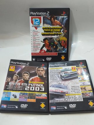 Lote 9 Discos Demo PlayStation 2 Revista Oficial