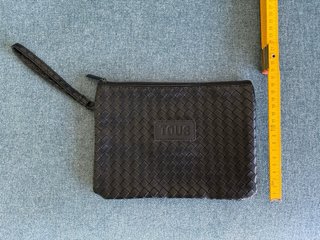 Neceser Clutch TOUS Negro Trenzado
