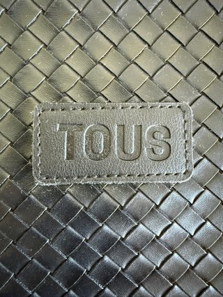 Neceser Clutch TOUS Negro Trenzado