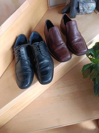 Zapatos de vestir hombre negros y marrones