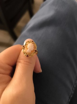 ANILLO/SORTIJA ORO 18K CAMAFEO