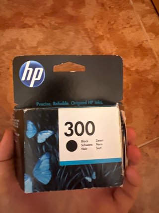 Cartucho Tinta Negra HP 300 CC640EE