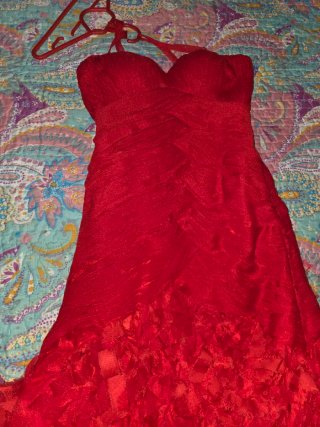 Vestido de fiesta rojo