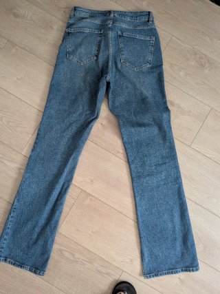Pantalón vaquero Mango recto talle medio/alto