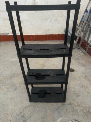 Estantería de Plástico Negra