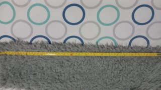 Cazadora pelo mujer gris