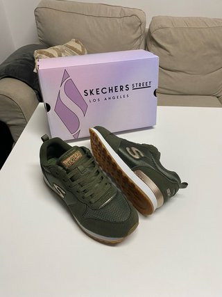 Zapatillas Skechers Kaki Talla 38.5