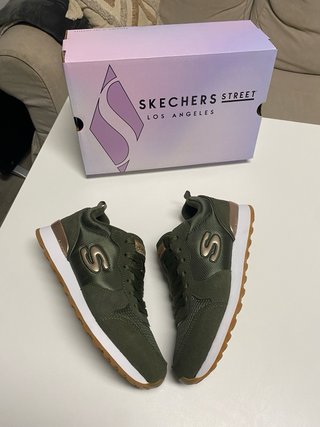 Zapatillas Skechers Kaki Talla 38.5