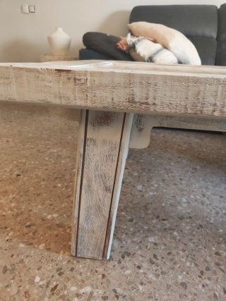 Mesa de centro de madera