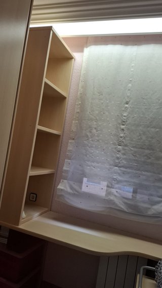 Cama 90 con cajones, escritorio y estantería