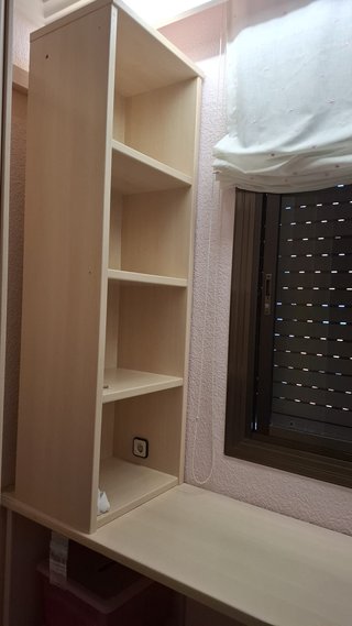 Cama 90 con cajones, escritorio y estantería