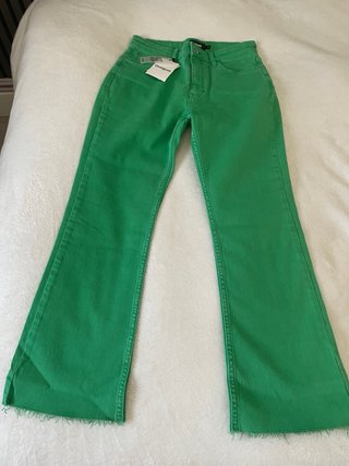 Pantalón Desigual cropped verde
