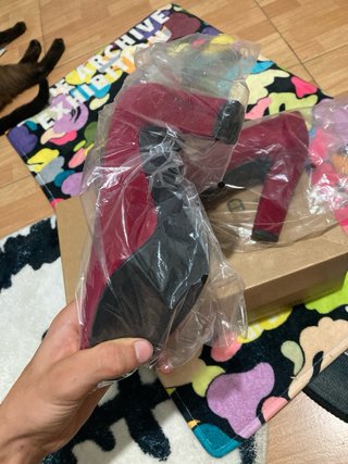 Zapatos Unisa Tacón Granate Nuevos