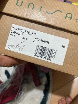 Zapatos Unisa Tacón Granate Nuevos
