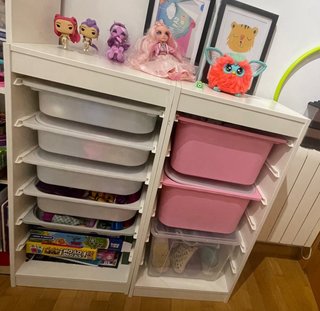 Cama infantil con cajonera, barandilla y colchon
