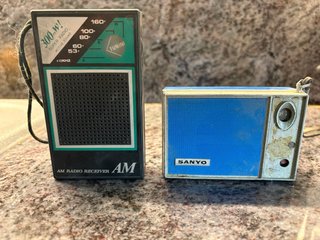 Lote 2 Radios Transistor Vintage