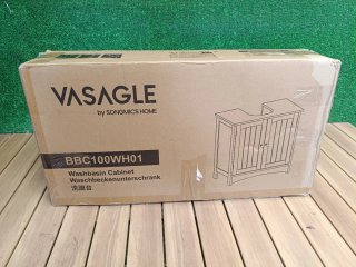 VASAGLE Mueble Bajo Lavabo 2 Puertas