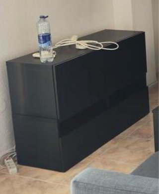 Mueble TV negro