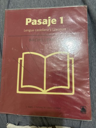 Pasaje 1, bachillerato, lengua castellana y lit...