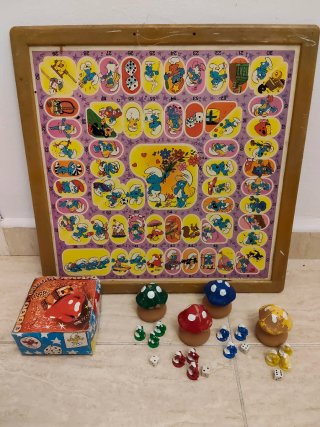 Juego de Mesa Vintage Los Pitufos