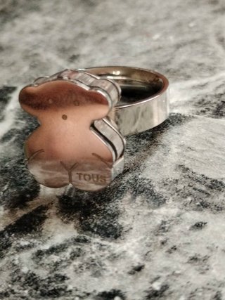 Anillo Oso Tous Acero