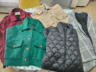 Pack lote 5 abrigos y chaquetas otoño/invierno